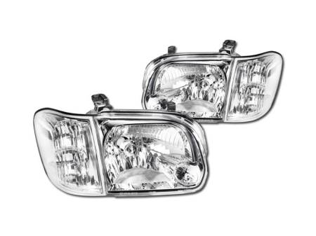 I3 Enterprise - I3 2005-2006 Toyota Tundra - Crystal Headlight - W/O Bulb W/O Amber - Chrome