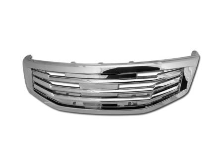 I3 Enterprise - I3 11-12 Honda Accord 4 Door Mugen Style Abs Front Grill (Chrome)