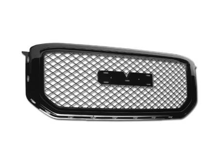 I3 Enterprise - I3 2015-2018 Gmc Yukon/Yukon Xl/Yukon Denali Mesh Style Abs Front Grill (Black)