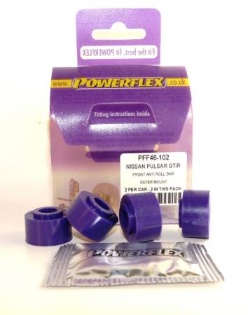 Powerflex USA - Powerflex Nissan Sunny/Pulsar GTiR Front Sway Bar Outer Mount (Street)
