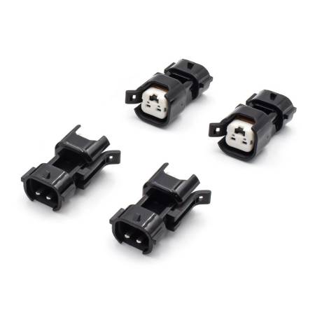 BLOX Racing - BLOX Racing Quick Connectors - EV6/EV14 to Denso (Set of 4)