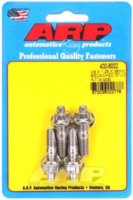 ARP - ARP M8 X 1.25 X 38mm broached stud kit - 4pcs 400-8002
