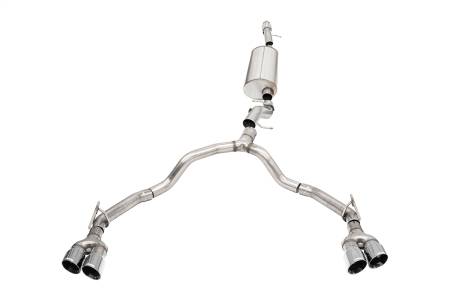 CORSA Performance - Corsa 21-25 Chevrolet Tahoe/GMC Yukon 4DR 6.2L 4WD Dual Rear 3/2.75in Sport Cat-Back DW 4inPol Tips