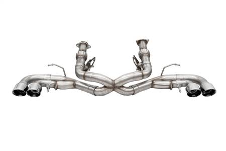 CORSA Performance - Corsa 2020-25 Corvette C8 3in Xtreme Cat-Back Exhaust 4.5in Pol Quad Tips - Deletes stock AFM Valve