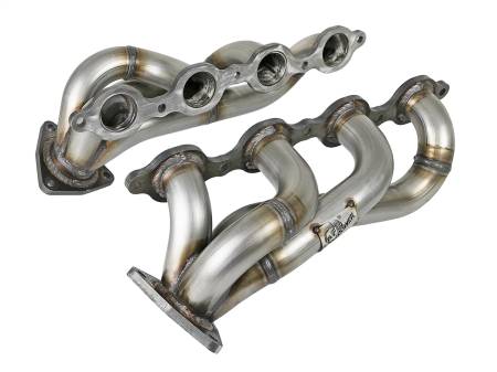 aFe Power (Advanced FLOW Engineering) - aFe Twisted Steel 1-3/4in 304SS Shorty Headers 2019 GM Silverado / Sierra 1500 V8-5.3L/6.2L
