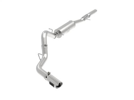 aFe Power (Advanced FLOW Engineering) - aFe Apollo GT Series 4in 409SS Cat Back Exh System Polished Tip 14-18GM Silverado 1500 V8-6.2L