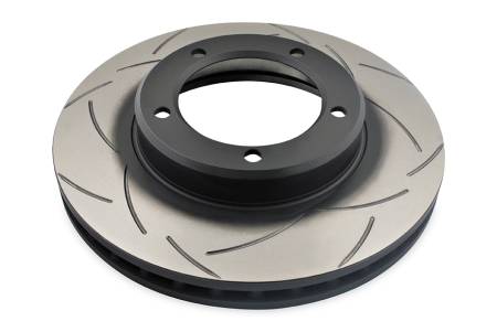 DBA (Disc Brakes Australia) - DBA 98-06 Toyota 70 Landcruiser (Feverse Mount) 4X4 Survival T2 Slotted Front Brake Rotor