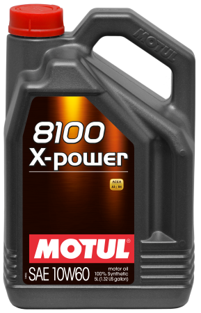 Motul - Motul 5L Synthetic Engine Oil 8100 10W60 X-Power - Case of 4