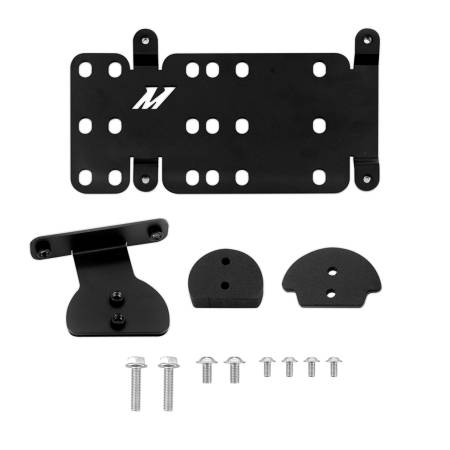 Mishimoto - Mishimoto 2022+ Chevy 1500 Tow Hook License Plate Relocation Bracket