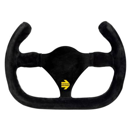 Momo - Momo MOD27/C Steering Wheel 270 mm -  Black Suede/Black Spokes