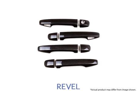 Revel USA (Tanabe) - Revel GT Dry Carbon Door Handle Cover (FL, FR, RL, RR) 2015-2018 Subaru WRX / STI *8 PCS