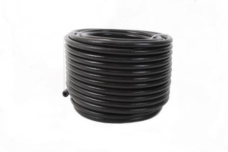 Aeromotive - Aeromotive PTFE SS Braided Fuel Hose - Black Jacketed - AN-06 x 20ft