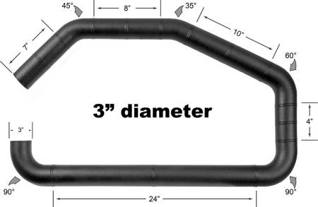 Airaid - Airaid U-Build-It - 3in Intake Tube