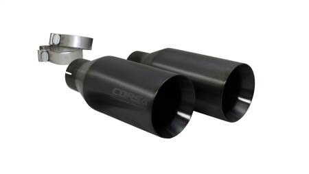CORSA Performance - Corsa 2019-2024 Ram 1500 5.7L Crew Cab w/ 57in or 76in Bed Cat-Back Dual Rr Exit 5in Gun Metal Tips