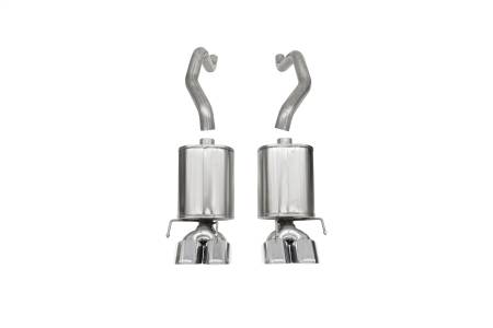CORSA Performance - Corsa 2009-2013 Chevrolet Corvette (C6) 6.2L Polished Sport Axle-Back Exhaust w/4.5in Tips