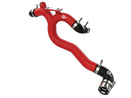 aFe Power (Advanced FLOW Engineering) - aFe 2018-2020 Kia Stinger 19-22 G70 BladeRunner 3in Aluminum Hot Charge Pipe Red