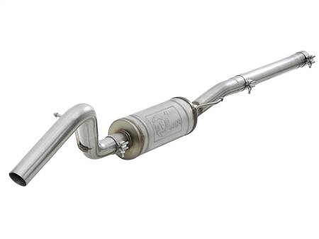 aFe Power (Advanced FLOW Engineering) - aFe MACH Force-Xp 2.5in 409 SS Mid-Pipe w/ Muffler 2007+ Jeep Wrangler (JK) V6 3.6L/3.8L