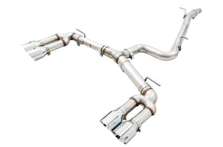AWE Tuning - AWE Audi 8V S3 Track Edition Exhaust w/Chrome Silver Tips 102mm