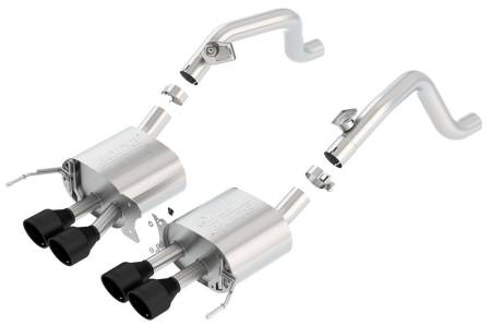 Borla - Borla 14-18 C7 Corvette Stingray Axle-Back ATAK Exhaust 2.75in To Muffler Dual 2.0in Out 4.25in Tip