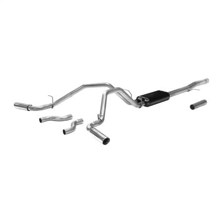 Flowmaster - Flowmaster 11-17 GM Silverado/Sierra 1500 American Thunder Cat-Back System 409S - Dual Side Exit