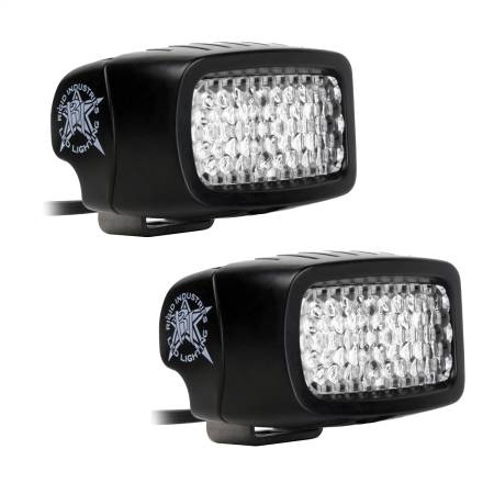 Rigid Industries - RIGID Back-Up Kit, Includes 2 SR-M Series PRO Flood Diffused, Surface Mount