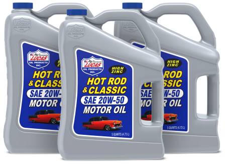 Lucas Oil - Lucas 20w50 Petroleum Oil 3x5 Qt Jug