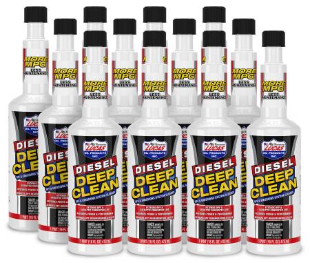 Lucas Oil - Lucas Diesel Deep Clean Fuel Additive Case 12x16oz.