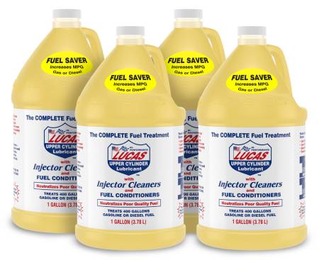 Lucas Oil - Lucas Fuel Additive - Upper Cylinder Lube - 1 gal - Diesel / Gas - Set of 4