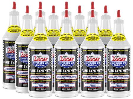 Lucas Oil - Lucas Synthetic H/D Oil Stabi- lizer 12x1 Qt