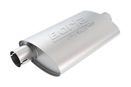 Borla - Borla Universal Center/Offset Oval 3in Tubing 14in x 4in x 9.5in PRO-XS Muffler