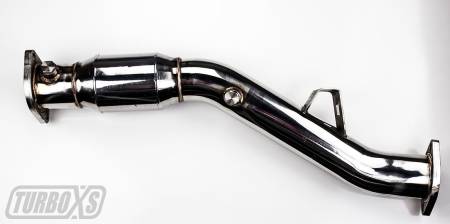 Turbo XS - Turbo XS 02-07 WRX-STi  / 04-08 Forester XT High Flow Catalytic Converter Pipe