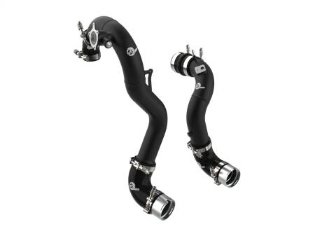 aFe Power (Advanced FLOW Engineering) - aFe 21-22 Ford Bronco L4-2.3L (t) BladeRunner Alum Hot/Cold Charge Pipe Kit - Black