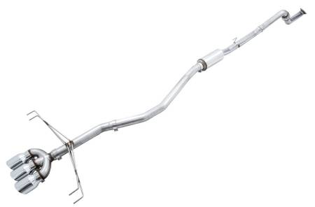 AWE Tuning - AWE 2017+ Honda Civic Type R Track Edition Exhaust w/Front Pipe & Triple Chrome Silver Tips