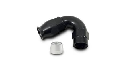 Vibrant Performance - Vibrant Performance -4AN 120 Degreeree Hose End Fitting for PTFE Lined Hose