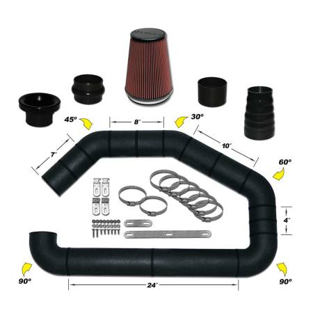 Airaid - Airaid U-Build-It - Universal 4in Master Kit II w/700-469 9in Filter