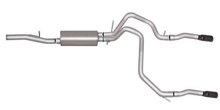 Gibson Performance Exhaust - Gibson 10-14 Chevrolet Tahoe LS 5.3L 2.25in Cat-Back Dual Split Exhaust - Stainless