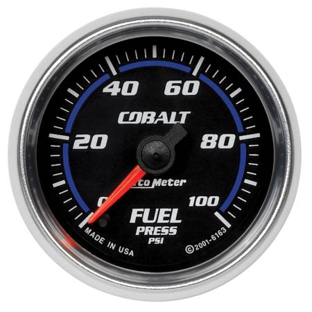 AutoMeter - AutoMeter Cobalt 52mm 100 PSI Electronic Fuel Pressure Gauge