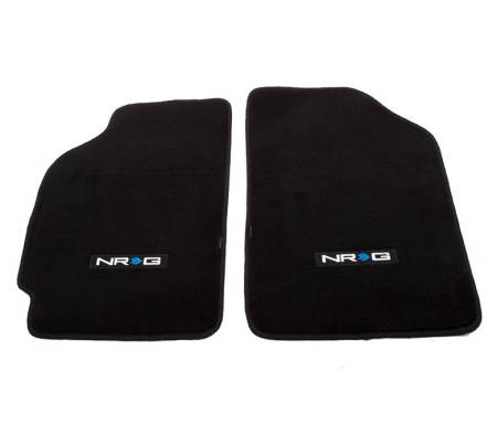 NRG Innovations - NRG Innovations Floor Mats - 88-91 Honda Civic CRX (NRG Logo) - 2pc.