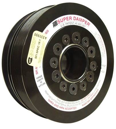 ATI Performance Products - ATI Damper - 7.425in - Steel LW - 8 & 4 Grv - LS1-2-3-6 & L76 - 97-13 - Y Body & SS & G8 - 3 Ring
