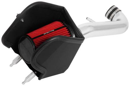 Spectre Performance - Spectre 2018 Jeep Wrangler V6-3.6L F/I Air Intake Kit - Polished w/Red Filter