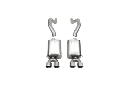 CORSA Performance - Corsa 2006-2013 Chevrolet Corvette C6 Z06 7.0L V8 Polished Sport Axle-Back Exhaust
