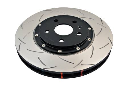 DBA (Disc Brakes Australia) - DBA 2010+ Camaro V8 SS Front Slotted 5000 Series 2 Piece Rotor Assembled w/ Black Hat