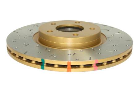 DBA (Disc Brakes Australia) - DBA 06+ MazdaSpeed3 Front Drilled & Slotted 4000 Series Rotor