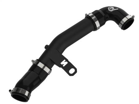aFe Power (Advanced FLOW Engineering) - aFe 19-22 Hyundai Veloster N L4 2.0L (t) BladeRunner 2-1/2in Aluminum Hot Charge Pipe - Black
