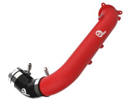 aFe Power (Advanced FLOW Engineering) - aFe BladeRunner Red 2-3/4in Aluminum Charge Pipe 2021 Toyota Supra GR (A90) I4-2.0L (t) B48
