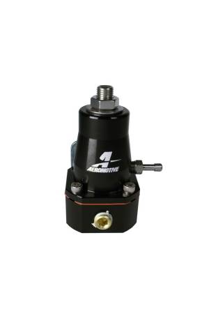 Aeromotive - Aeromotive Adjustable Regulator Billet EFI Bypass - (2) -6 Inlets/(1) -6 Return - Black