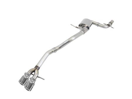 AWE Tuning - AWE Mk6 GLI 2.0T - Mk6 Jetta 1.8T Track Edition Exhaust - Polished Silver Tips