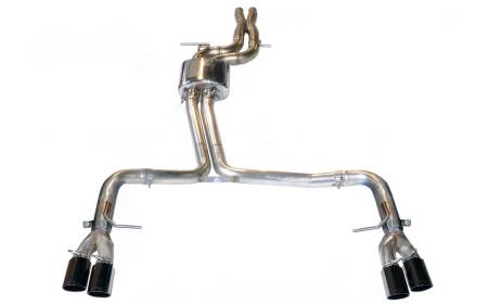 AWE Tuning - AWE Audi B8.5 S5 3.0T Track Edition Exhaust - Diamond Black Tips (102mm)