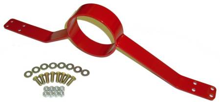 BMR Suspension - BMR 79-03 Fox Mustang Driveshaft Safety Loop - Red