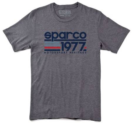 Sparco - Sparco T-Shirt Vintage 77 Gry Lrg